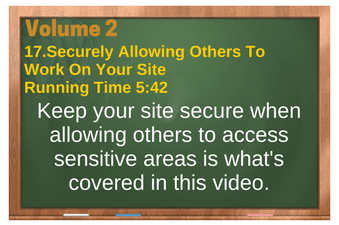 plr for wordpress volume 2 video 17 Allowing Others To Work On Your Site