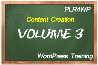 plr4wp Volume 3 WordPress Content Creation
