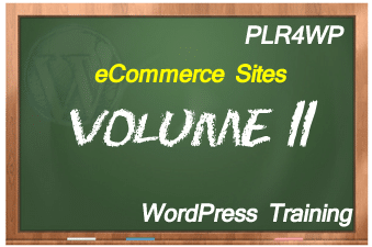 plr4wp Volume 11 WordPress eCommerce Set Up