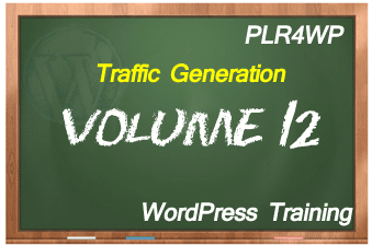 plr4wp Volume 12 WordPress Traffic Generation