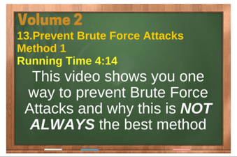 plr4wp Vol 2 Video 13 Prevent Brute Force Attacks Method 1
