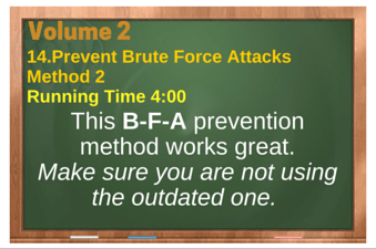 plr4wp Vol 2 Video 14 Prevent Brute Force Attacks Method 2