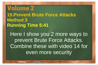 plr4wp Vol 2 Video 15 Prevent Brute Force Attacks Method 3