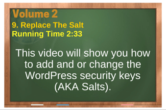 plr4wp Vol 2 Video 9 Replace The Salt