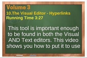 WordPress Volume 03 plr4wp Vol 3 Video 10 The Visual Editor - Hyperlinks