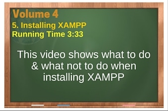 plr4wp Vol 4 Video 5 Installing XAMPP