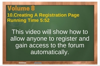 PLR 4 WordPress Vol 8 Video 10 Creating A Registration Page