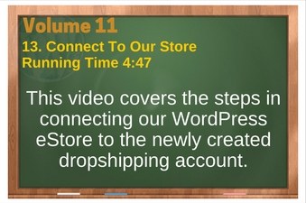 PLR 4 WordPress Vol 11 Video 13 Connect To Our Store