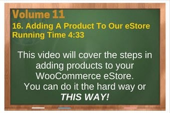 PLR 4 WordPress Vol 11 Video 16 Adding A Product To Our eStore
