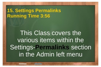 plr4wp Vol 1 video 15 Settings Permalinks