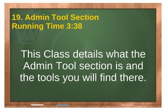 plr4wp Vol 1 video 19 Admin Tool Section