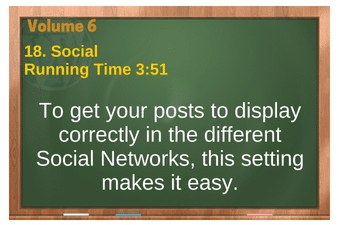 PLR 4 WordPress Vol 6 Video 18 Social