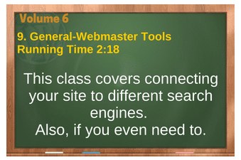 plr4wp Vol 6 Video 9 General-Webmaster Tools