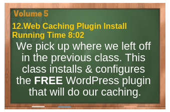 plr4wp Vol 5 video 12 Web Caching Plugin Install
