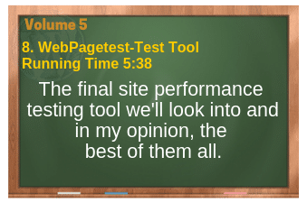 plr4wp Vol 5 video 8 WebpageTest Testing Tool