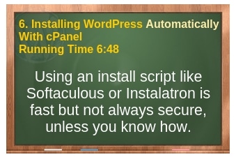 plr4wp Volume 1 Video 6 Installing WordPress Automatically With cPanel