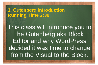PLR4WP Volume 14 video 1. Gutenberg Introduction