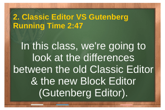 PLR4WP Volume 14 video 2. Classic Editor VS Gutenberg