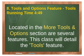 PLR4WP Volume 14 video 8. Tools and Options Feature - Tools