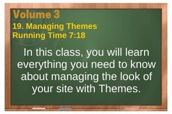 WordPress Volume 03 plr4wp Vol 3 video 19 Managing Themes