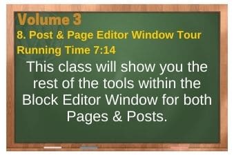 WordPress Volume 03 plr4wp Vol 3 Video 8 Post & Page Editor Tour