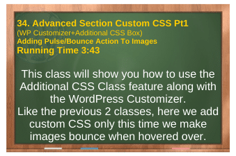PLR4WP Volume 14 video 34. Advanced Section Custom CSS Pt1 (WP Customizer+Additional CSS Box-Image Pulse)