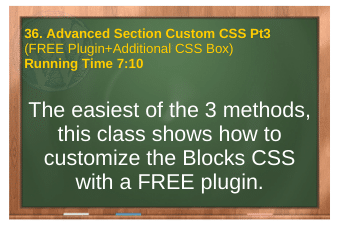 PLR4WP Volume 14 video 36. Advanced Section Custom CSS Pt3 (Plugin+Additional CSS Box)