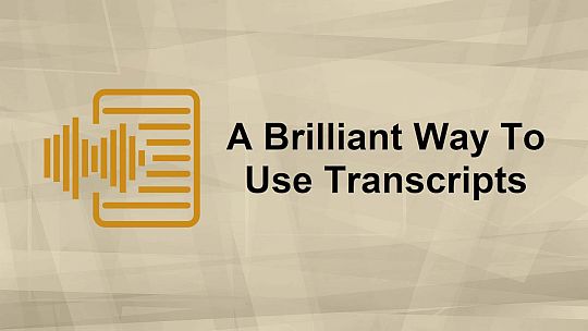 PLR4WP ABrilliant Way To Use Audio Transcriptions