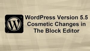 PLR4WP WordPress 5.5 Update on cosmetic changes to the Blocks and Block Editor