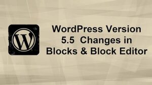 PLR4WP WordPress 5.5 Update on big changes to the Block Editor and some of the default Blocks