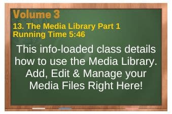 PLR4WP Volume 3 Block Editor Video 13 The Media Library Part 1