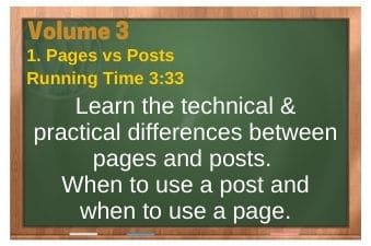 PLR4WP Volume 3 Classic Editor Video 1 Pages versus Posts