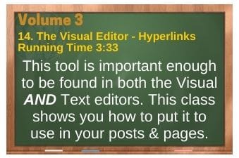 PLR4WP Volume 3 Classic Editor Video 14 Hyperlinks