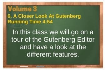 PLR4WP Volume 3 Classic Editor Video 6 A Closer Look At Gutenberg