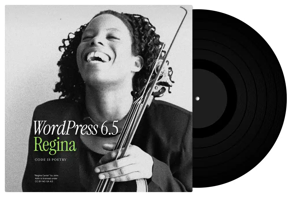 WordPress 6.5 named after the Jazz artist Regina